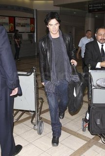 Ian Somerhalder Arriving at LAX Pictures