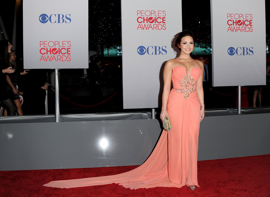 Demi Lovato was in LA for an award show.
Demi Lovato was in LA for an award show.