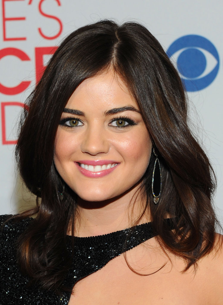 Lucy Hale in a cutout dress at the People's Choice Awards.
Lucy Hale in a cutout dress at the People's Choice Awards.