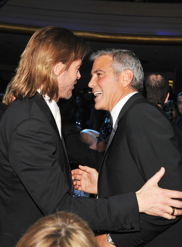Brad Pitt and George Clooney Brad Pitt and George Clooney