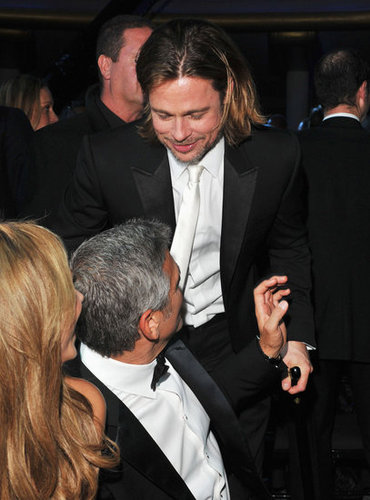 Brad Pitt and George Clooney Brad Pitt and George Clooney