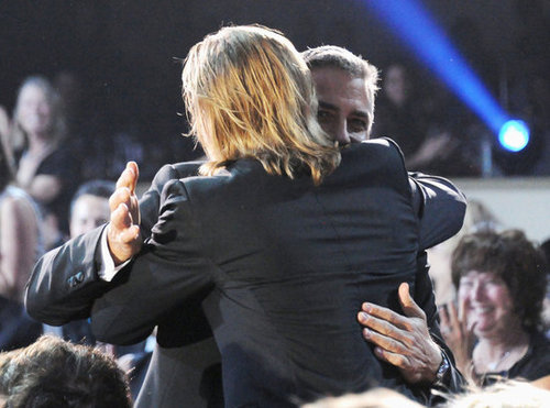 Brad Pitt and George Clooney Brad Pitt and George Clooney