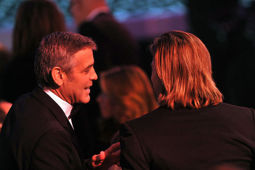 George Clooney and Brad Pitt George Clooney and Brad Pitt