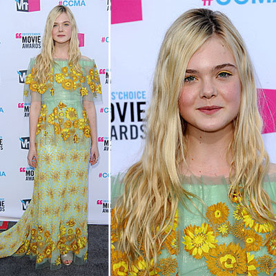 Elle Fanning at Critics' Choice 2012