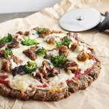 Zero Net Carb Flax & Parmesan Pizza Crust
