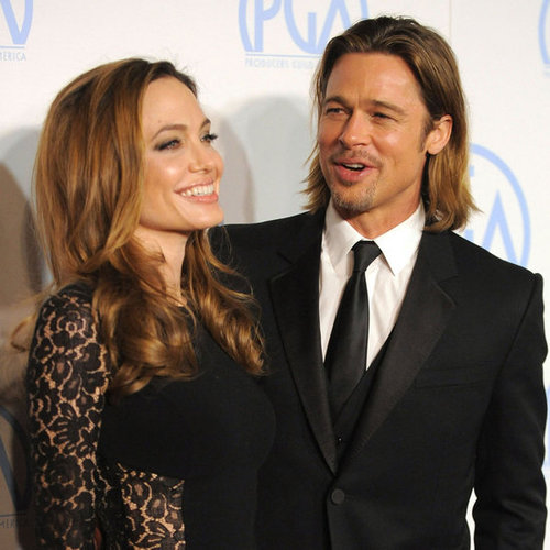 Brad Pitt and Angelina Jolie Pictures at 2012 Producers Guild Awards