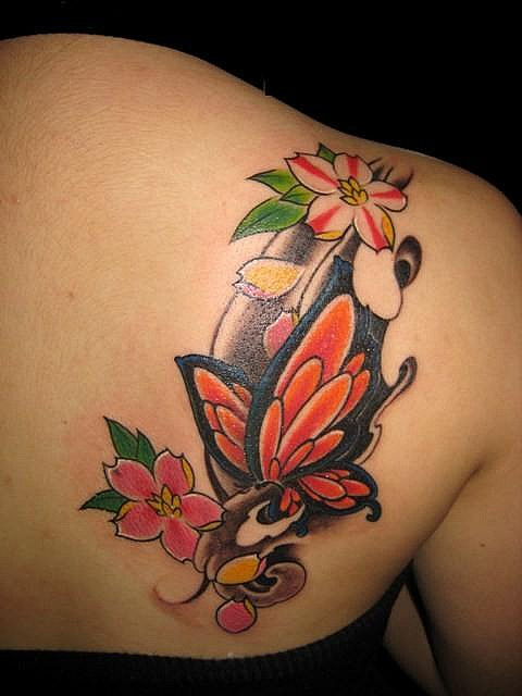 small butterfly tattoo designs for women