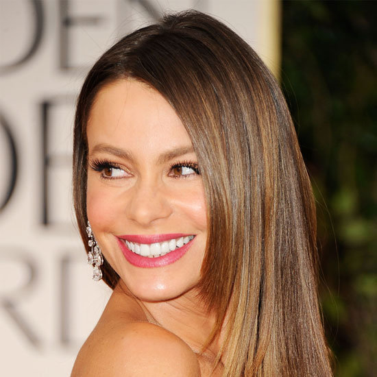 Sofia Vergara's Bright Plum Lips