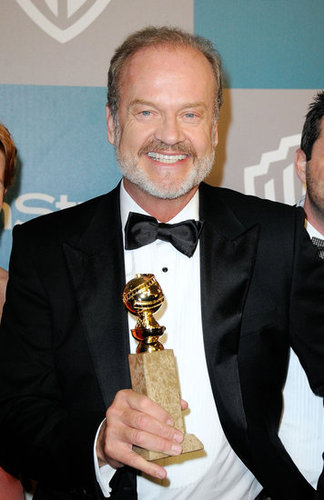 Kelsey Grammer held his Golden Globe at InStyle's Golden Globes afterparty.
Kelsey Grammer held his Golden Globe at InStyle's Golden Globes afterparty.