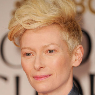 Tilda Swinton's 2012 Golden Globes Hair and Makeup Look