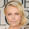 Charlize Theron's 2012 Golden Globes Hair and Makeup Look