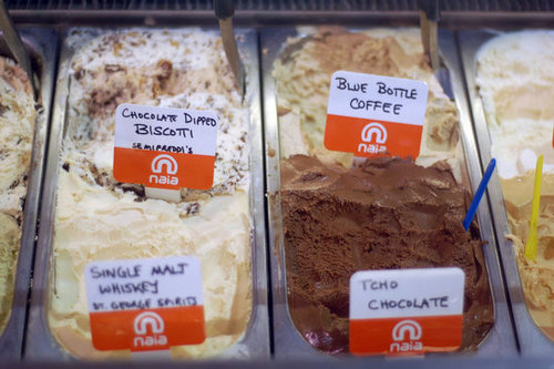 Naia Gelateria's Flavors Naia Gelateria's Flavors