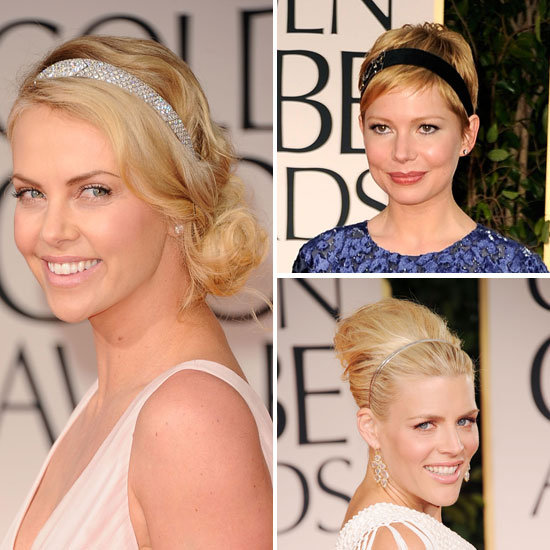 2012 Golden Globes Headband Trend Charlize Theron, Michelle Williams to Shop Now