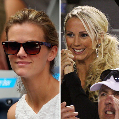 Brooklyn Decker and Bec Hewitt at the 2012 Australian Open