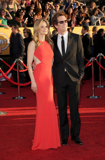 Kyra Sedgwick and Kevin Bacon at the SAG Awards