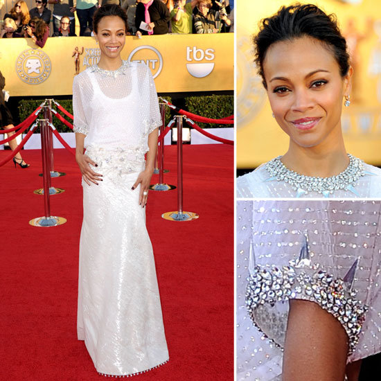 Zoe Saldana at the SAG Awards 2012