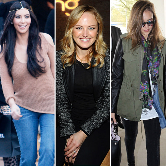 Kim Kardashian in Nude Cutout Sweater Kim Kardashian in Nude Cutout Sweater