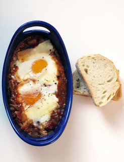 Baked Eggs in Spiced Tomato Sauce