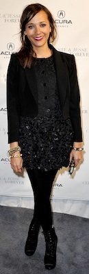 Rashida Jones in Black at Sundance 2012
