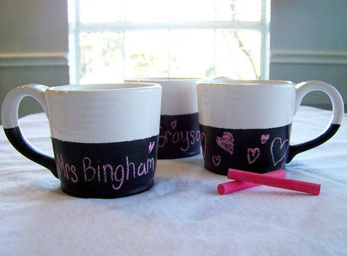 {DIY} Chalkboard Mug