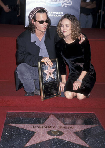 Vanessa supported Johnny at his Walk of Fame ceremony in LA in 1999.
Vanessa supported Johnny at his Walk of Fame ceremony in LA in 1999.