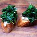 Sautéed Kale and Burrata Bruschetta