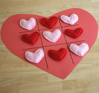 Valentine Tic-Tac-Toe Heart Valentine Tic-Tac-Toe Heart