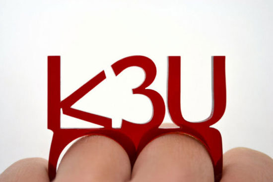 I <3 U Knuckle Ring ($12) I <3 U Knuckle Ring ($12)