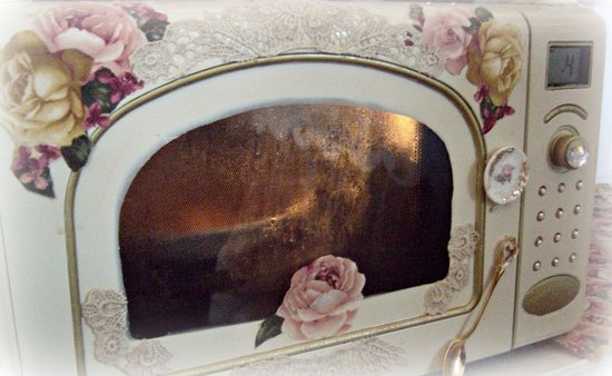 shabby chic microwave shabby chic microwave