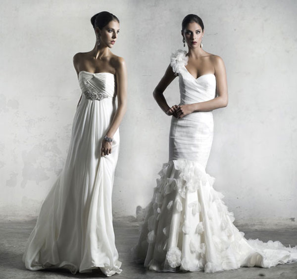 Grecian wedding dress gets the unique style of bridal this season