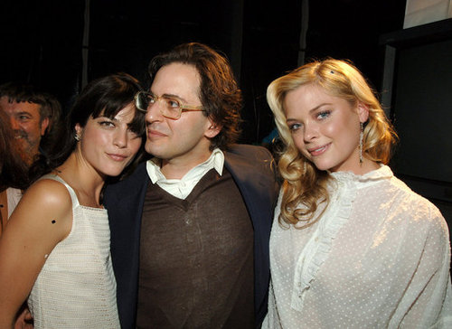 Selma Blair and Jaime King cozied up to Marc Jacobs while backstage at the designer's September 2005 show.
Selma Blair and Jaime King cozied up to Marc Jacobs while backstage at the designer's September 2005 show.