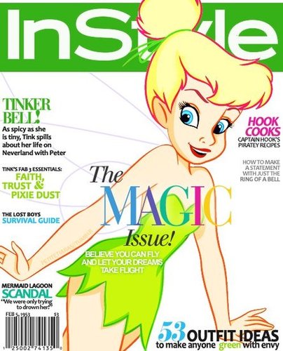 Magazine Cover Tinkerbell Magazine Cover Tinkerbell