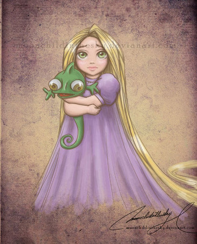 Child Princess Rapunzel Child Princess Rapunzel