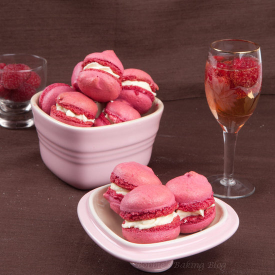 champagne macarons champagne macarons