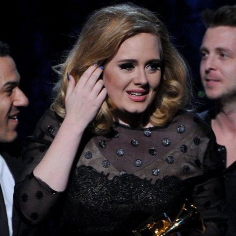 Adele Grammys Speech Album of the Year (Video)