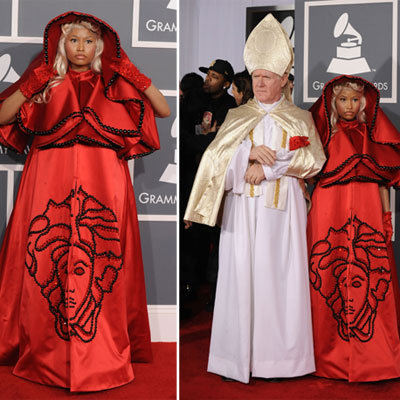 Nicki Minaj at Grammys 2012