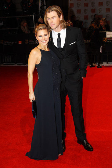Elsa Pataky and Chris Hemsworth(2012 BAFTA)