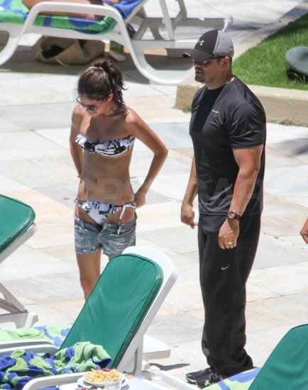Selena Gomez in a bikini in Brazil. Selena Gomez in a bikini in Brazil.