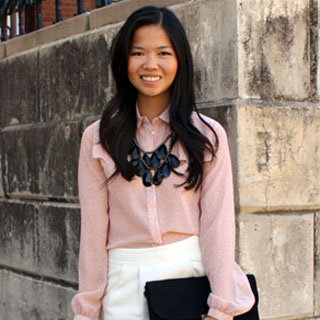 Pink Blouse Street Style