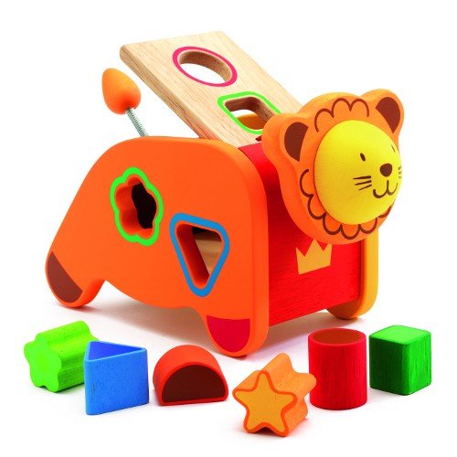 Djeco Geo Lion Shape Sorting Box ($41) Djeco Geo Lion Shape Sorting Box ($41)