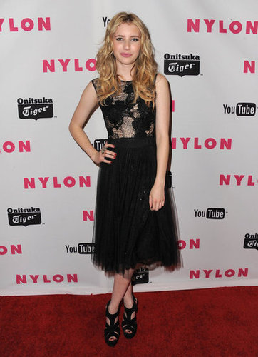 A cool Elie Saab dress was fit for a Nylon party in May 2011.
A cool Elie Saab dress was fit for a Nylon party in May 2011.