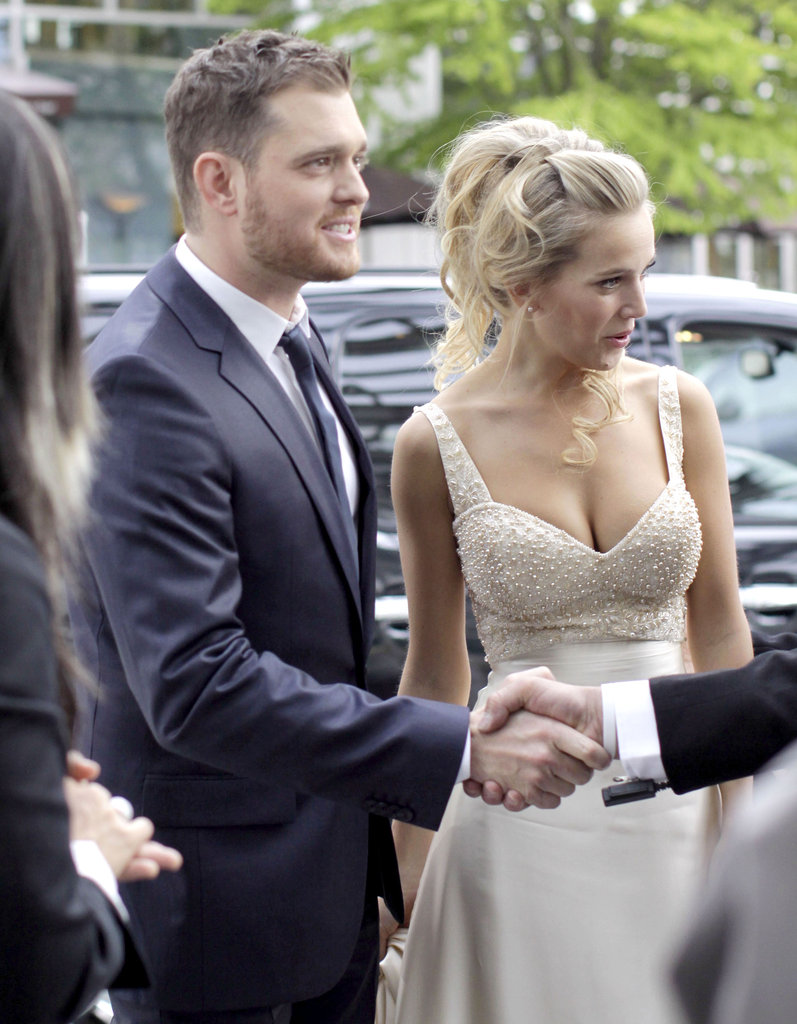 Michael Bublé and Luisana Lopilato celebrated their nuptials for a second time in Vancouver in May 2011.
Michael Bublé and Luisana Lopilato celebrated their nuptials for a second time in Vancouver in May 2011.