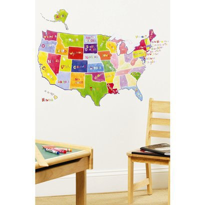 US State Map Peel & Stick ($20) US State Map Peel & Stick ($20)