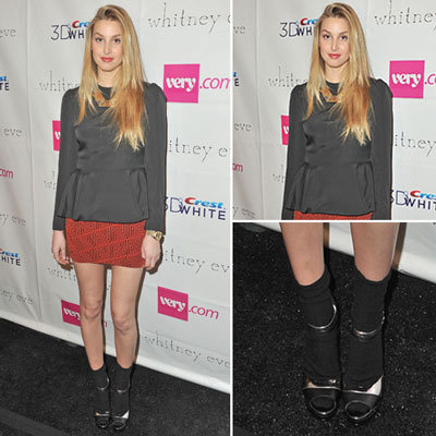 Whitney Port at Whitney Eve Fall 2012 Show