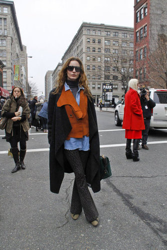 New York Fashion Week Street Style Fall 2012 New York Fashion Week Street Style Fall 2012