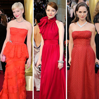 Red Carpet Dress Pictures at Oscars 2012
