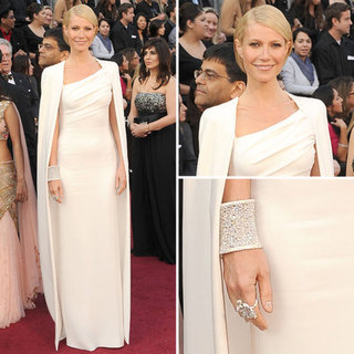 Gwyneth Paltrow in White at Oscars 2012