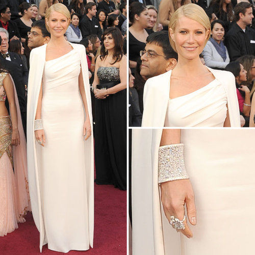 Gwyneth Paltrow Wears a White Tom Ford Gown and Cape to the 2012 Oscars: Rad or Bad?