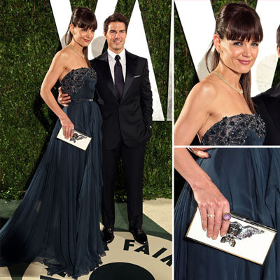 Katie Holmes at Vanity Fair Oscars Party 2012