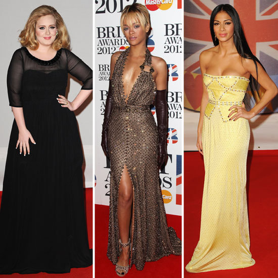 Rihanna and Adele at BRIT AWARDS 2012 Pictures